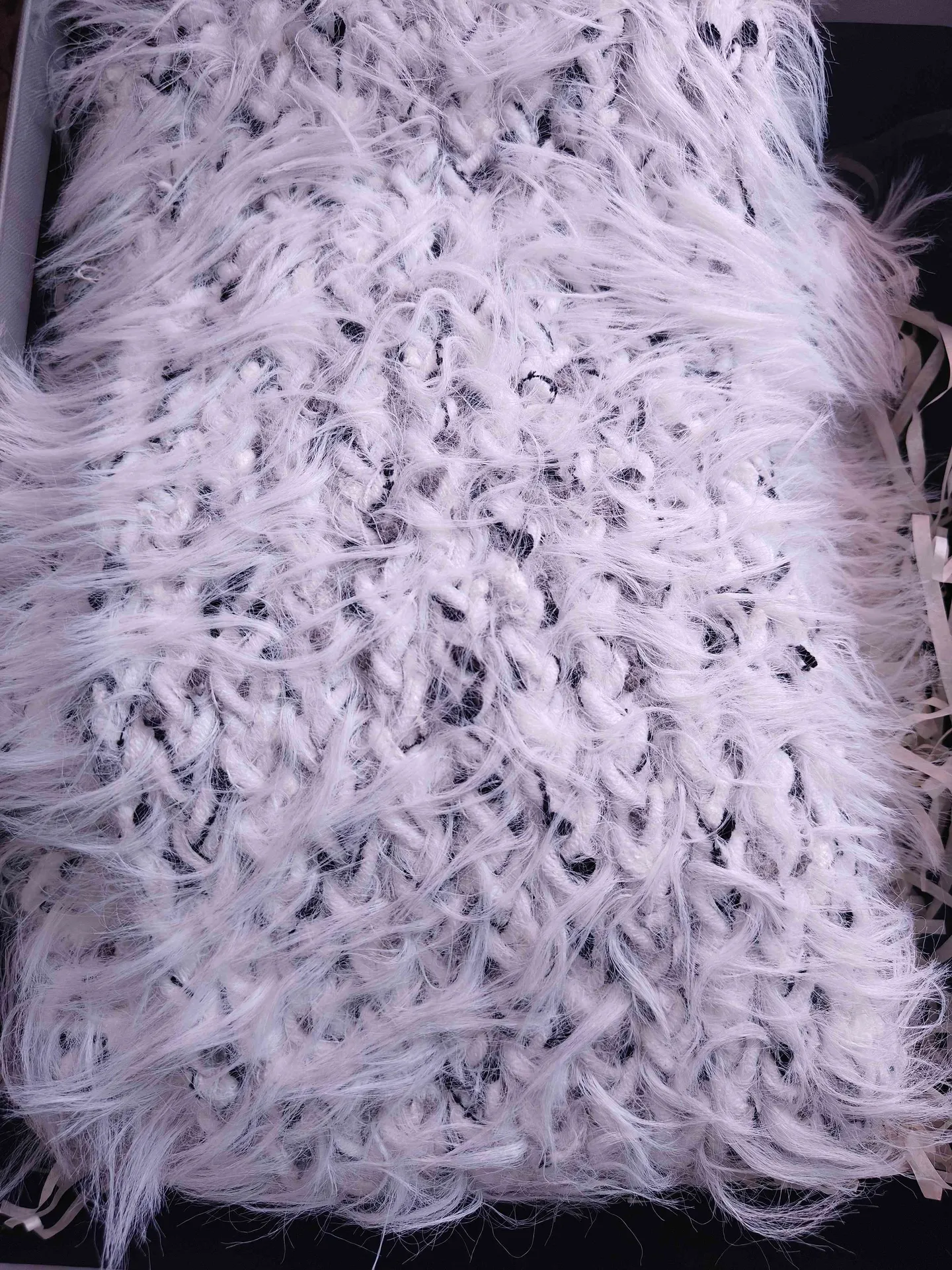 老婆给手工织的围巾